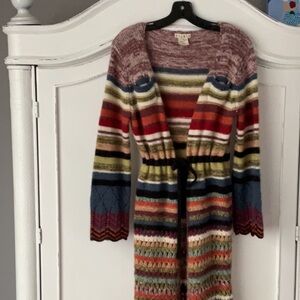 Relais sweater coat medium